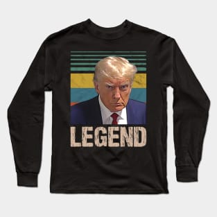 Funny Memes Legend Vintage Retro Gifts Long Sleeve T-Shirt